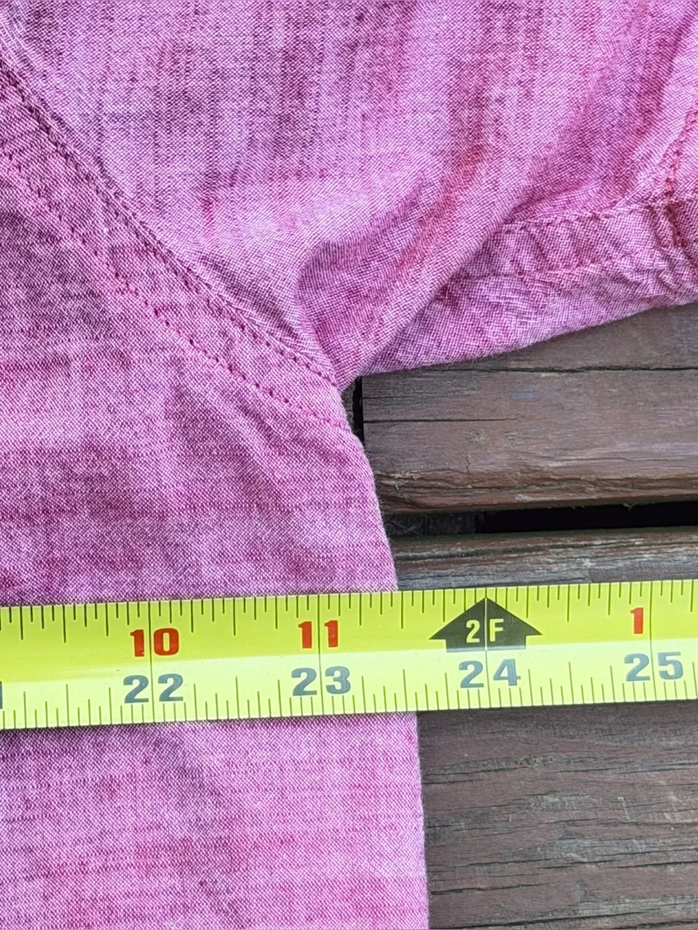 Levi's Short Sleeve Button Up 100% Cotton Sz XXL #3LDSW055 Blush Chambray